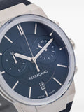 Salvatore Ferragamo Sapphire Chrono Blue Dial Blue Rubber Strap Watch for Men - SFME00923 Authentic Buy Shop Now
