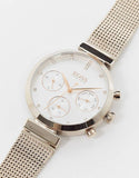 Hugo Boss Flawless White Dial Gold Mesh Bracelet Watch for Women - 1502553 Authentic Buy Shop Now