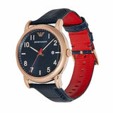 Emporio Armani Luigi Blue Dial Blue Leather Strap Watch for Men - AR11135 Authentic Buy Shop Now