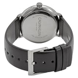 Calvin Klein High Noon Quartz White Dial Black Leather Strap Watch for Men - K8M211C6 Authentic Buy Shop Now
