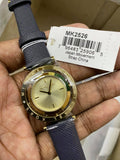 Michael Kors Averi Gold Dial Navy Blue Leather Strap Watch for Women - MK2526 Authentic Buy Shop Now