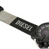 Diesel Mega Chief Chronograph Black Dial Black Mesh Bracelet Watch For Men - DZ4514 Authentic Buy Shop Now