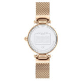Coach Park Mother of Pearl Dial Rose Gold Mesh Bracelet Watch for Women - 14503511 Authentic Buy Shop Now