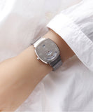 Gucci Grip Quartz Silver Dial Silver Steel Strap Watch For Women - YA157401 Authentic Buy Shop Now