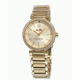 Coach Sport Diamonds Gold Dial Gold Steel Strap Watch for Women - 14502195 Authentic Buy Shop Now
