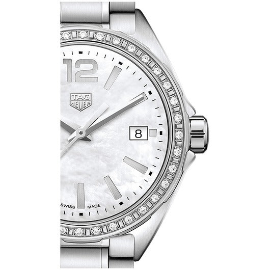 Tag Heuer Formula 1 Quartz Diamonds Mother of Pearl Dial Silver Steel Strap Watch for Women - WBJ131A.BA0666 Authentic Buy Shop Now