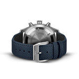 IWC Pilot's Automatic Chronograph 43mm Blue Dial Blue Calfskin Strap Watch for Men - IW377729 Authentic Buy Shop Now