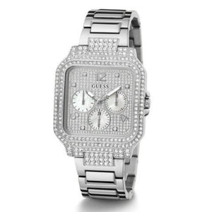 Guess Deco Multifunction Quartz Silver Dial Silver Steel Strap Watch For Women - GW0472L1 Authentic Buy Shop Now