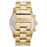 Michael Kors Runway Quartz Orange Dial Gold Steel Strap Watch For Women - MK5930 Authentic Buy Shop Now