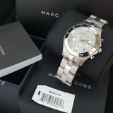 Marc Jacobs Blade White Dial SIlver Steel Strap Watch for Women - MBM3100 Authentic Buy Shop Now