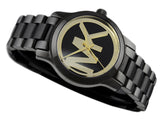 Michael Kors Runway Black Dial Black Steel Strap Watch for Women - MK6057 Authentic Buy Shop Now
