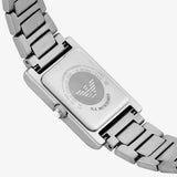 Emporio Armani Empire Mother of Pearl Dial Silver Steel Strap Watch For Women - AR11625 Authentic Buy Shop Now