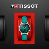 Tissot Everytime Lady Green Dial Green Leather Strap Watch for Women - T143.210.17.091.00 Authentic Buy Shop Now
