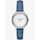 Michael Kors Cinthia Mother of Pearl Dial Blue Leather Strap Watch for Women - MK2661 Authentic Buy Shop Now