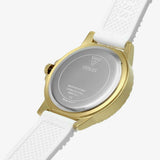 Guess Crown Jewel Multifunction Diamonds White Dial White Leather Strap Watch for Women - GW0411L1 Authentic Buy Shop Now
