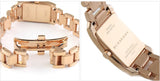 Burberry Heritage Rose Gold Dial Rose Gold Steel Strap Watch For Women - BU9602 Authentic Buy Shop Now