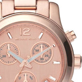 Michael Kors Runway Chronograph Rose Gold Dial Rose Gold Steel Strap Watch for Women - MK5430 Authentic Buy Shop Now