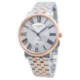 Tissot Carson Premium Powermatic 80 Silver Dial Two Tone Steel Strap Watch For Men - T122.407.22.033.00 Authentic Buy Shop Now