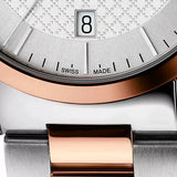 Gucci G Timeless Silver Dial Two Tone Steel Strap Watch For Men - YA126447 Authentic Buy Shop Now