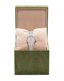 Gucci G Timeless Quartz Pink Dial Silver Steel Strap Watch for Women - YA1265061 Authentic Buy Shop Now