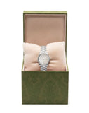 Gucci G Timeless Diamonds White Dial Silver Steel Strap Watch for Women - YA1265064 Authentic Buy Shop Now