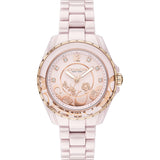 Coach Preston Pink Dial Pink Steel Strap Watch for Women - 14503465 Authentic Buy Shop Now