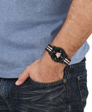 Versace Palazzo Empire Black Dial Two Tone Steel Strap Watch for Men - VERD00618 Authentic Buy Shop Now