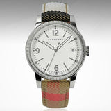 Burberry Utilitarian White Dial Multicolor Leather Strap Watch for Women - BU7824 Authentic Buy Shop Now
