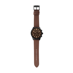 Fossil Brox Multifunction Brown Dial Brown Leather Strap Watch for Men - BQ2802 Authentic Buy Shop Now
