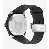 Gucci Dive Feline Black Dial Black Rubber Strap Watch For Men - YA136320 Authentic Buy Shop Now