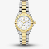 Tag Heuer Aquaracer Mother of Pearl Dial Two Tone Steel Strap Watch for Men - WBD1420.BB0321 Authentic Buy Shop Now