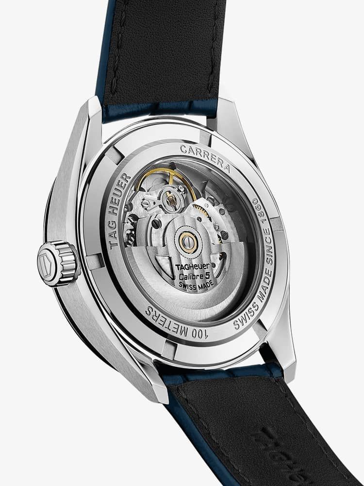 Tag Heuer Carrera Date Blue Dial Blue Leather Strap Watch for Men - WBN2112.FC6504 Authentic Buy Shop Now
