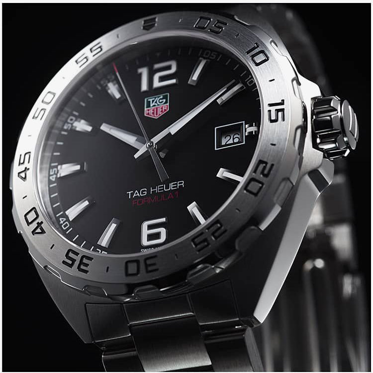 Tag Heuer Formula 1 Quartz Black Dial Watch For Men - WAZ1112.BA0875 Authentic Buy Shop Now