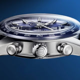 Tag Heuer Carrera Chronograph Blue Dial Blue Leather Strap Watch for Men - CBS2212.FC6535 Authentic Buy Shop Now