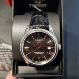 Tissot Ballade Powermatic 80 Cosc Black Dial Black Leather Strap Watch For Men - T108.408.16.057.00 Authentic Buy Shop Now