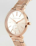 Michael Kors Jaryn Quartz Rose Gold Dial Rose Gold Steel Strap Watch For Women - MK3501 Authentic Buy Shop Now