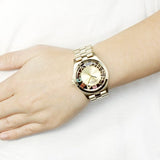 Marc Jacobs Henry Skeleton Gold Dial Gold Steel Strap Watch for Women - MBM3263 Authentic Buy Shop Now