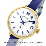 Marc Jacobs Sally White Dial Blue Leather Strap Watch for Women - MBM1354 Authentic Buy Shop Now