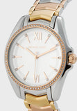 Michael Kors Whitney Quartz White Dial Two Tone Steel Strap Watch For Women - MK6686 Authentic Buy Shop Now
