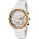 Michael Kors Ceramic White Dial White Steel Strap Watch for Women - MK5269 Authentic Buy Shop Now