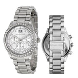 Michael Kors Brinkley Diamonds Silver Dial Silver Steel Strap Watch for Women - MK6186 Authentic Buy Shop Now