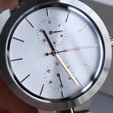 Michael Kors Garner Analog Silver Dial Silver Steel Strap Watch For Women - MK6407 Authentic Buy Shop Now