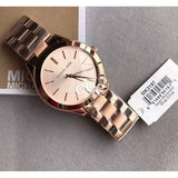 Michael Kors Slim Runway White Dial Two Tone Watch for Women - MK3204B Authentic Buy Shop Now