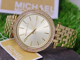 Michael Kors Darci Silver Dial Gold Stainless Steel Strap Watch for Women - MK3191 Authentic Buy Shop Now