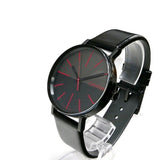 Calvin Klein Boost Black Dial Black Leather Strap Watch for Men - K7Y214CY Authentic Buy Shop Now