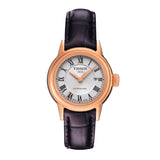 Tissot T Classic Carson White Dial Brown Leather Strap Watch For Women - T085.207.36.013.00 Authentic Buy Shop Now