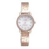Coach Delancey Silver Dial Rose Gold Steel Strap Watch for Women - 14502355 Authentic Buy Shop Now