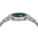 Salvatore Ferragamo F-80 Classic Green Dial Silver Steel Strap Watch for Men - SFDT02123 Authentic Buy Shop Now