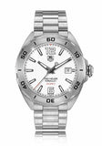 Tag Heuer Formula 1 Calibre 5 Automatic White Dial Silver Steel Strap Watch for Men - WAZ2114.BA0875 Authentic Buy Shop Now