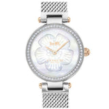 Coach Park Mother of Pearl Dial Silver Mesh Bracelet Watch for Women - 14503510 Authentic Buy Shop Now